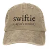 Ball Caps Swiftie Baseball Outfits Casual Distressed Washed Eras Tour Snapback Hat For Men Women All Seasons Travel Hats Cap