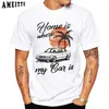 Herren-T-Shirts Neue Sommermänner Kurzer Slve Drive Das klassische Deutschland Eudm-E34 M5 E30 Autobild T-Shirt Vintage Boy Casual Tops Mann White TS T240425