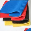 Tax de service de bar à caoutchouc Spill Mat non galet de coiffure flexible Placemats pour le café à la maison Restauration Drop livraison Jardin Dhnw0 ber hnw0