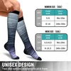 Men's Socks Est Compression Women And Men Stockings Nursing Hiking Travel Flight Running Fitness