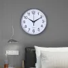 Zegar zegar ścienny kwarc kwarcowy Zegar 8 cali 20 cm zegar ścienny nowoczesna dekoracja vintage projekt domowy sypialnia nordycka krótka zegar retro zegar retro