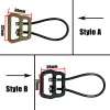 Tillbehör Taktisk Gear Universal Wire Loop U Loop Sling Hooks Connection Adapte 1 "1.25" Wide Slings Hunting Tillbehör