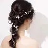 ウェディングヘアジュエリーウェディングヘアアクセサリークリスタルパールバインヘッドベルトブライダルオーナメントファッションジュエリーブライドヘッドドレスヘッドバンドアクセサリーD240425