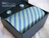 Mens tie set TIEHANKYCUFFLINKS tie cuff link Necktiestiescuff button 12setslot 13055140516