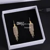 Tassel Crystal Designer Earring Dangle Stylish Sparkling Diamond Long Earrings Eardrops For Party Club Bar