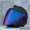 Motorcycle Helmets Sz-4 Matte Black Half Helmet Summer Season Women And Men Racing Ece Appd Casco Casque Drop Delivery Automobiles Mot Ot1Se