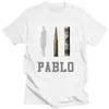 Men's T-Shirts Hot Sale New Mens Cotton Tshirt Pablo Escobar Medellin Scarface T-shirts Streetwear Hip Hop Harajuku Funny Cotton T Shirt TopsL2404