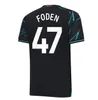 Fotbollströjor Haaland 23 24 de Bruyne Phillips mans städer grataliska Ferran Mahrez Foden Bernardo Joao Cancelo Z Rodrigo Football Shirt Men Kids Setar Uniforms12