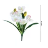 Fleurs décoratives Fleur artificielle 9 Head Cymbidium réaliste sans arrosage POGRAMME DE MARIAGE SIMULATION ART SOI