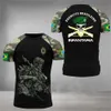 남자 티셔츠 브라질 군대 남성 티셔츠 베테랑 프린트 여름 여름 o-neck 짧은 슬리브 군사 티셔츠 거리 쿨 탑 남성 대형 크기 의류 2404