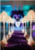 Ny ankomst Romantiska bröllopscenterpieces gynnar 3D Rose Petal Carpet Aisle Runner för bröllopsfestdekorationsförsörjning 14 Färg 9517127