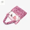 BASS Fashion Leopard Stampa Croce Crossbody Women Casual Fux Furx Spalla Bags a Messenger 2024 Fluffy Borse femmina