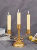 1st Vintage Candle Holders Hushållens dekorationer Matbord Fransk nordisk Romantisk levande ljus Middag Props 240410