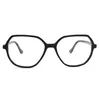 Sunglasses Frames Designer Myopia Glasses Acetate Women'S Eyeglass For Prescription Lenses Square Oversize Frame Spring Hinge