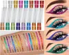 16 färger diamant glitter eyeliner penna färgglad grön gul guld silver orange blå lila långvarig vattentät flytande ögonlinje3077958