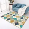 RULDGEE RETRO AMERYKAŃSKIE DYWANY Geometria Marokańska krajowy styl alfombra sypialnia mata do drzwi salonu 240418