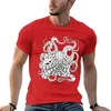 Polos Męski Octopocalypse T-Shirt Tops Graphics Dopasowane koszulki dla mężczyzn