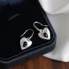 Dangle Ohrringe verhindern Allergie Liebes Herz fallen für Frauen Paare koreanische süße trendige elegante Hochzeitsbraut Schmuck Geschenke