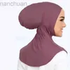 Rod8 Hicabs Kadın Müslüman Underscarf Baş Kapak Müslüman başörtüsü iç başörtüsleri İslami underscarf ninja başörtüsü şapka şapka şapkası kemik kaput D240425