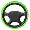Рулевое колесо покрывает зеленую автомобильную крышку 38см против протекания Auto Slip Auto Protector Подходящее украшение рулевого колеса аксессуары