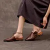 Sıradan Ayakkabı Koznoy 2.8 cm Yaz Noktası Toe Gerçek Tıknaz Kadın Doğal Deri Sandals Çiçek Moda Ladiy Etnik Aplikler Sikir