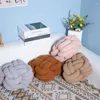 Pillow Ins Solid Color Plush Creative Twist Knot Round Retro Special-Shaped Geometry Simple Home Decoration