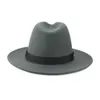ワイドブリム帽子バケツ帽子は男性のための帽子を感じました