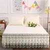 Bed Skirt Princess Style Bedspread Single Piece Lace Cover Small Fresh Pink Anti Slip And Dust Proof Sheet