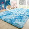 Carpets Soft Fluffy Carpet For Modern Home Decor Living Room Sofa Area Rugs Childrens Room Bedroom Cushion Tie Dyed Dormitory Carpets