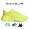 ozweego trainers White Grey One Cargo Frozen Yellow Core Black Carbon Mesh Trace Pale Nude Grey Knit Chalk Pearl Bliss Knit Wonder Aluminum Solar Green Running Shoes