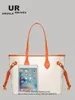 Projektantka torba matki torba na ramię luksusowa torebka Go Plus pojemność kolorowa torba na plażę oryginalny wzór torebka torebka 40156