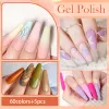 Kits BORN PRETTY 60 Colors Gel Nail Polish Set With 5Pcs Functional Gel Varnis Semipermanent Soak Off UV LED Gel for Salon Design