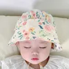Caps chapeaux mignons bébé filles sunhat pour 3-20m Nouveau été de seau de princesse mince d'été