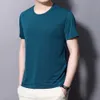 Polos da uomo Summer Mens T-shirt Tops Ice Silk Tops Uomo Caseve Short Casual Fashi