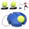 Tennis Heavy Duty Tennis Training Aids Base med Elastic Rope Ball Practice Selfduty Rebound Tennis Trainer Partner Sparring Device