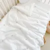 Ställer in nyfödda baby wrap ren bomullsfjäder och hösten tunn wrap handduk kram quilt nyfödd wrap baby wrap filt sängkläder