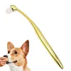 Applications de vêtements pour chiens Brosse des applicateurs ergonomiques pour le nettoyage avec des outils de toilettage pour animaux de compagnie à poignée confortable