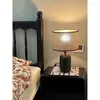 Table Lamps Retro Silent Style Living Room Lamp Rattan Woven Nordic Decoration Study Middle Ancient Homestay El Bedroom