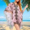 Summer Border Scarf Women's Chiffon Chain Printing Travel Beach Handduk Sunshade Capes för aftonklänningar