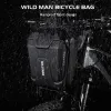 Accessoires Sac de guidon Wild Man E8 Bicycle 3l EVA Hard Shell Electric Scooter MTB Road Bike Sac à bandoulière