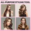 Curling Irons Upgraded dry hair brush one-step hairstyle and volumetric oval straightener curler comb electric hot air Q240425
