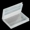 Bits 1pcs 20 Holes Acrylic Clear Holder for Electric Nail Drill Manicure Exhibition Tools 3/32" Bit Nail Files Box Plastic Display