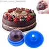 Outils de crème glacée Whisky Round Cube Maker Silicone Ball Rapid Freezing Tray Q240425
