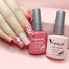 키트 5pcs/set venalisa nail 젤 광택제 톱 코트베이스 7.5ml Venalisa Soak Off Organic UV Led Nail Gel Versnish ​​Nail Manicure