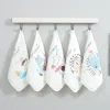 Produkt elinfant 5st baby facetowel söt tecknad bomull super mjuk baby handduk små fyrkantiga torkar 30*30 cm