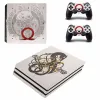 Autocollants God of War 4 PS4 Pro Skin Sticker pour Sony Playstation 4 Pro Console and Controller pour Dualshock 4 PS4 Pro Autocollants Decal vinyle