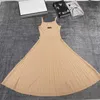 Podstawowe sukienki zwykłe projektant M Family 24 Wiosna/lato nowy styl A-Line Celebrity Knitte Dress Bgil