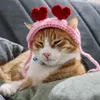 Abbigliamento per cani da compagnia carina fornitura gatto coperto a maglia due tipi di compleanno di capo abbigliamento regalo di Natale regolabile