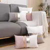 Pillow Velvet Trendy Cover Decorative Throw Covers For Sofa Living Room Home Decor Case Pink Gray