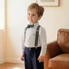 Clothing Sets Boys Children'S Day Pography Suit School Kids Formal Wedding Dress Performance 1 Year Baby Birthday Ceremony Costume